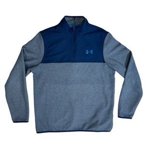 Under Armour Men's M UA Cold Gear Loose 1/4 Zip Golf Pullover Fleece Sweater